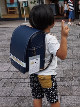 3BOYS⑅◡̈*🐒さん（キッズ・120cm）の夏コーディネート