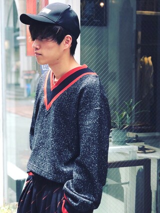 SHAREEF（シャリーフ）の「NEP WOOL SHORT PULL OVER（Tシャツ 