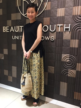 Mikiko Udaさん（レディース・161cm）の春コーディネート