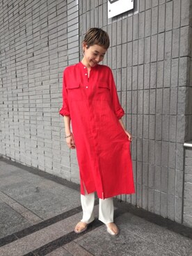 Mikiko Udaさん(レディース・161cm)の夏コーディネート