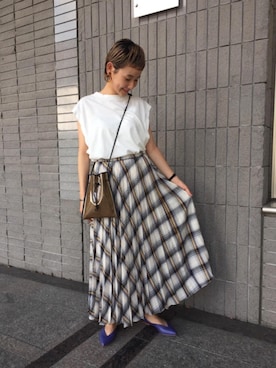 Mikiko Udaさん(レディース・161cm)の夏コーディネート