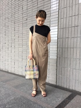 Mikiko Udaさん（レディース・161cm）の夏コーディネート