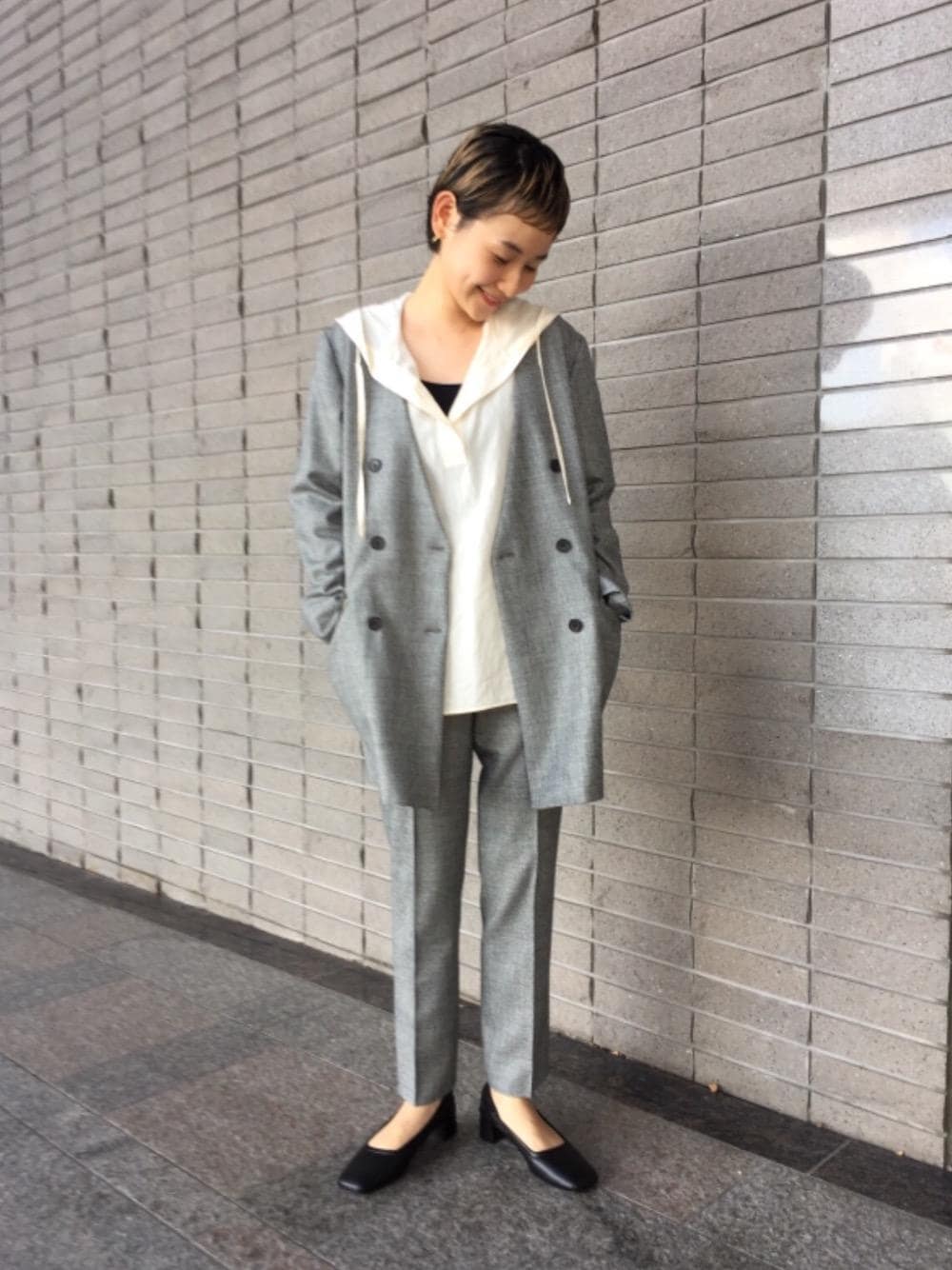 BEAUTY&amp;YOUTH   キュプラコットンフーデッドブラウス BEAUTY&YOUTH UNITED ARROWS（ビューティーアンドユースユナイテッド