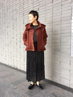 Mikiko Udaさん(レディース・161cm)の秋コーディネート