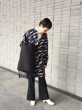 Mikiko Udaさん(レディース・161cm)の冬コーディネート