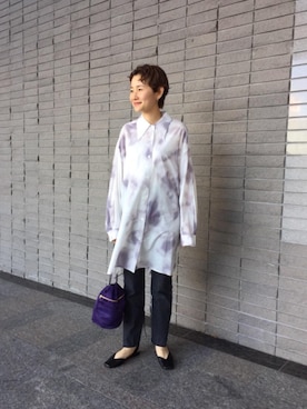 Mikiko Udaさん（レディース・161cm）の春コーディネート