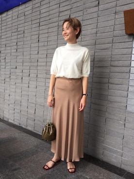 Mikiko Udaさん（レディース・161cm）の夏コーディネート