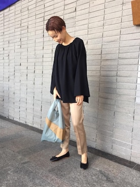 Mikiko Udaさん（レディース・161cm）の夏コーディネート