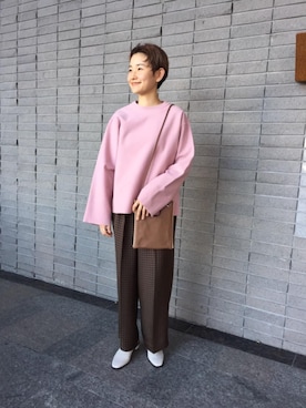 Mikiko Udaさん（レディース・161cm）の秋コーディネート