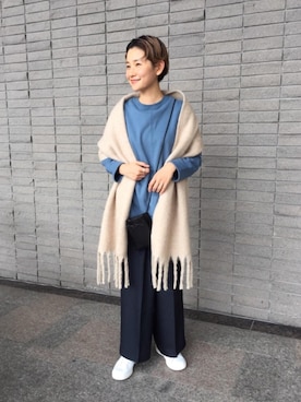 Mikiko Udaさん（レディース・161cm）の秋コーディネート