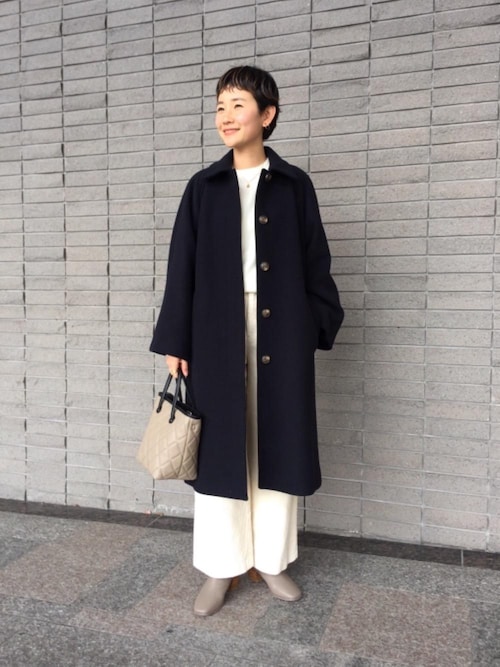 ビューティ ユース ユナイテッドアローズ 岡山店mikiko Udaさんのステンカラーコートを使ったコーディネート Zozotown