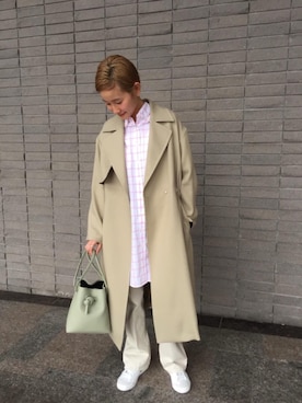 Mikiko Udaさん（レディース・161cm）の冬コーディネート