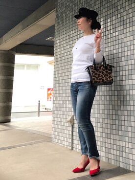 「ILIMA（イリマ）のアイテム」を使った、acoさん（レディース・158cm）の秋コーディネート