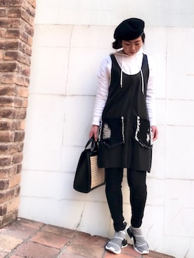 「アイテム（ピアス（両耳用））」を使った、acoさん（レディース・158cm・40代）の冬コーディネート