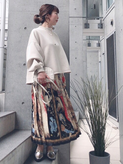 DOUBLE STANDARD CLOTHINGオリジナルプリントスカートロゴ DOUBLE STANDARD CLOTHINGオリジナルプリントスカートロゴ