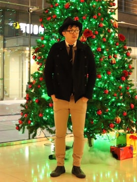 「alexanderwang（アレキサンダーワン）のアイテム（ブーツ）」を使った、R.Hさん（メンズ・186cm）の冬コーディネート