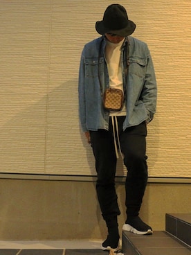 「スピードトレーナー」｜「アイテム（バッグ）」を使った、R.Hさん（メンズ・186cm）の秋コーディネート