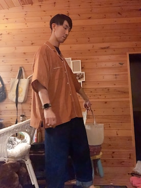 「neos（ネオス）のアイテム（その他アウター）」を使った、kensuke♪さん（メンズ・172cm）の夏コーディネート