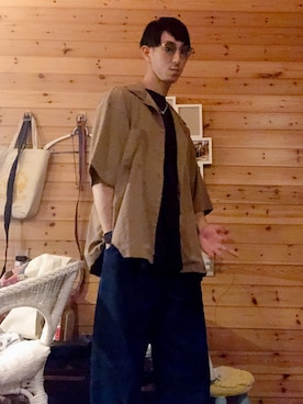「BASQUE magenta（バスクマゼンタ）のアイテム（その他アウター）」を使った、kensuke♪さん（メンズ・172cm）の夏コーディネート