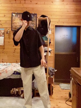 「ショッピング」｜「アイテム（スラックス）」を使った、kensuke♪さん（メンズ・173cm）の春コーディネート
