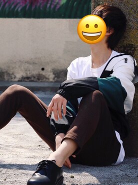 「ポートレート撮影」｜かい🌊さん（メンズ・180cm）の秋コーディネート
