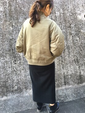 「アイテム（ブルゾン）」を使った、api☆さん（レディース・154cm・30代）の冬コーディネート