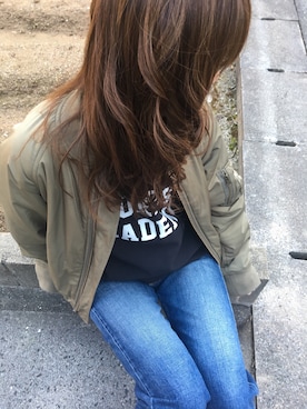 「アイテム（ブルゾン）」を使った、api☆さん（レディース・154cm・30代）の冬コーディネート