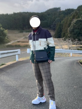 「MARC JACOBS（マークジェイコブス）のアイテム（バッグ）」を使った、xxxxx1m8kさん（メンズ・174cm）の冬コーディネート