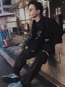 「N.HOOLYWOOD」｜「アイテム（スウェット）」を使った、taichiさん（メンズ・169cm）の春コーディネート