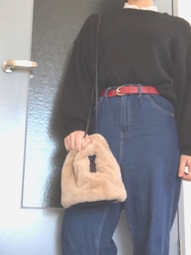 「RETOROGIRL」｜©︎ h i .さん（レディース・155cm）の冬コーディネート