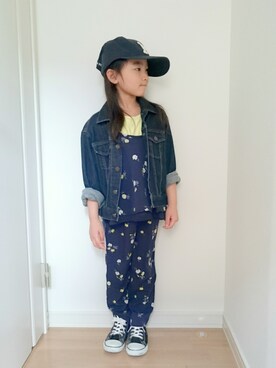 erimomoさん（キッズ・110cm）の春コーディネート