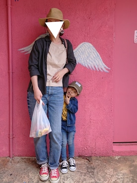 erimomoさん（キッズ・129cm）の春コーディネート