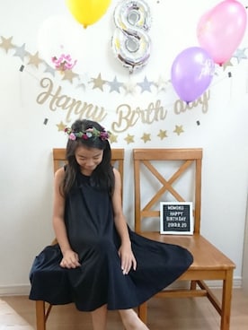 erimomoさん（キッズ・129cm）の夏コーディネート