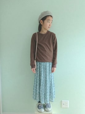 erimomoさん(キッズ・132cm)の春コーディネート