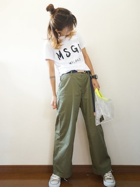 「WEEKEND(ER)（ウィークエンダー）のアイテム」を使った、m13at0さん（レディース・157cm）の秋コーディネート