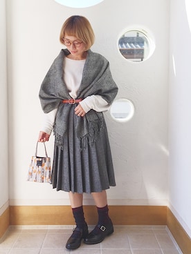 きゃのさん（レディース・155cm）の秋コーディネート