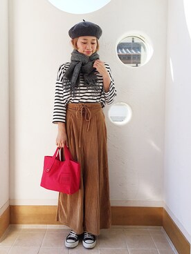 きゃのさん（レディース・155cm）の秋コーディネート