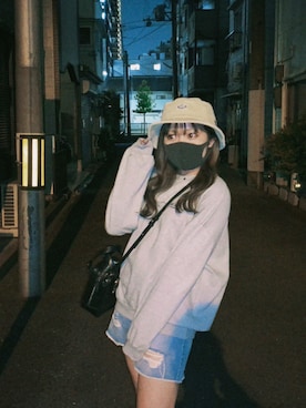「アイテム（帽子）」を使った、rekoさん（レディース・152cm・10代）の春コーディネート