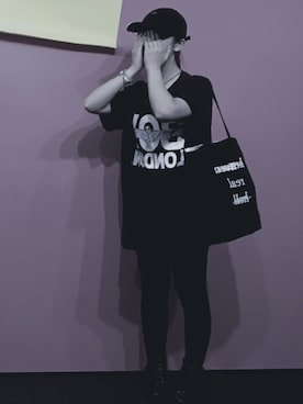 「M.Y.O.B（エム.ワイ.オー.ビー）のアイテム（バッグ）」を使った、레さん（レディース・154cm）の春コーディネート