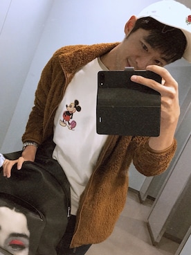 「ミッキー」｜「アイテム（ブルゾン）」を使った、Shota Kitamuraさん（メンズ・176cm）の秋コーディネート