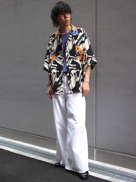 「tk.TAKEO KIKUCHI（ティーケータケオキクチ）のアイテム」を使った、tk.TAKEO KIKUCHIあべのQ'smallさん（メンズ・178cm）の夏コーディネート