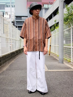 tk.TAKEO KIKUCHIあべのQ'smallさん（メンズ・178cm）の夏コーディネート