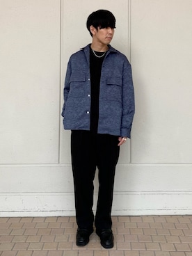 「tk.TAKEO KIKUCHI（ティーケータケオキクチ）のアイテム（アクセサリー）」を使った、tk.TAKEO KIKUCHIあべのQ'smallさん（メンズ・165cm）の冬コーディネート