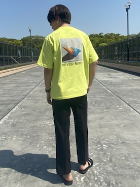 「tk.TAKEO KIKUCHI（ティーケータケオキクチ）のアイテム（シューズ）」を使った、tk.TAKEO KIKUCHIあべのQ'smallさん（メンズ・180cm）の春コーディネート