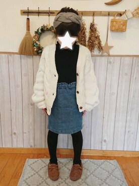 ku-amiさん(キッズ・120cm)の冬コーディネート