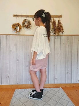 ku-amiさん(キッズ・127cm)の夏コーディネート