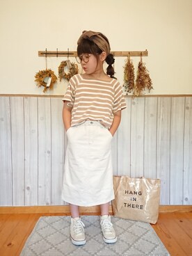 ku-amiさん（キッズ・127cm）の夏コーディネート