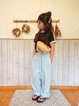 ku-amiさん（キッズ・127cm）の夏コーディネート