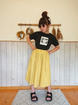 ku-amiさん（キッズ・127cm）の夏コーディネート