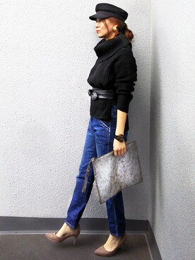 「DRWCYS（ドロシーズ）のアイテム（シューズ）」を使った、NICOさん（レディース・158cm）の春コーディネート
